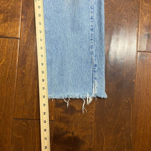 Levi's 505 Regular Orange Tab Vtg 1995 Light Blue Denim Jeans Men's 34W x 32L - Picture 9 of 10
